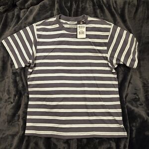 Dickies Striped Gray and White Men's T-Shirt